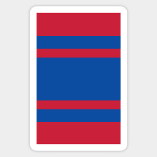 Crystal Palace FC Varsity Retro Red & Blue Home Sticker
